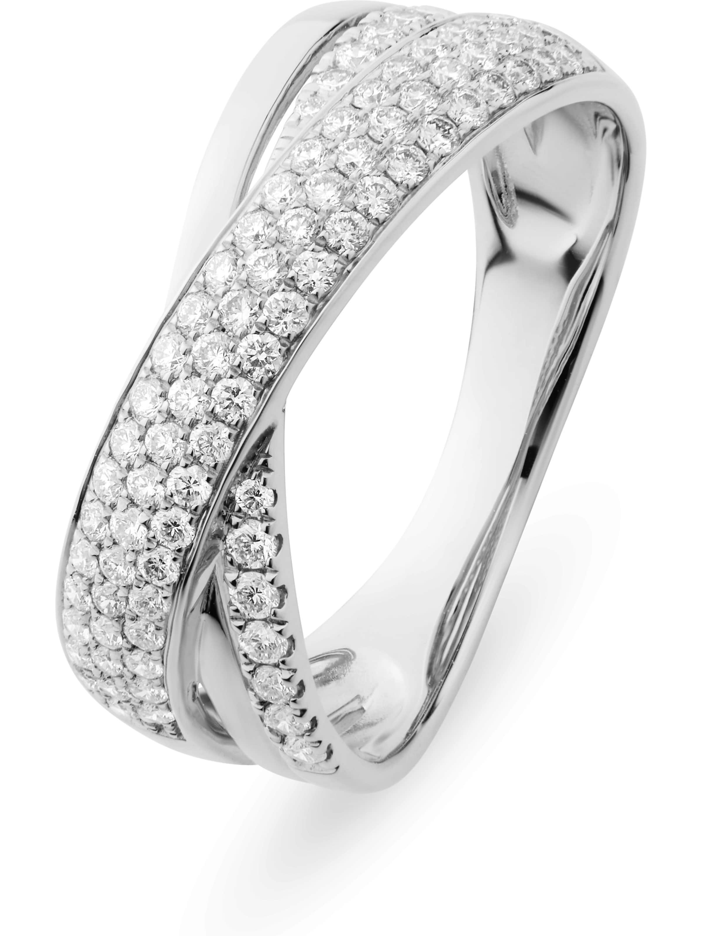 CHRIST Ring in Weiß: Vorderseite