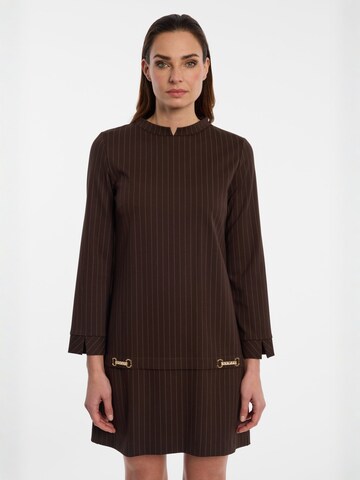 Ana Alcazar Dress in Brown: front