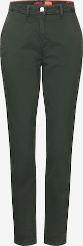 CECIL Chino Pants in Green: front