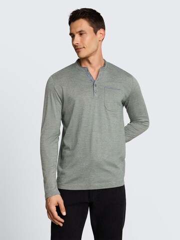 TOM TAILOR Shirt 'Serafino' in Grün: Vorderseite