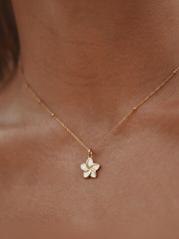 Einzelstück Necklace 'Frangipani' in Gold