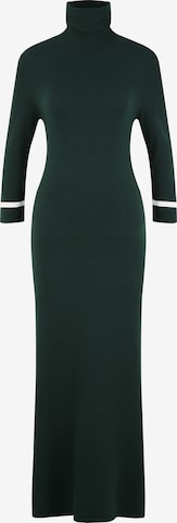 LASCANA Трикотажное платье в Зеленый: спереди