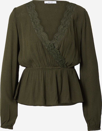 ABOUT YOU Blouse 'Binia' in Green: front