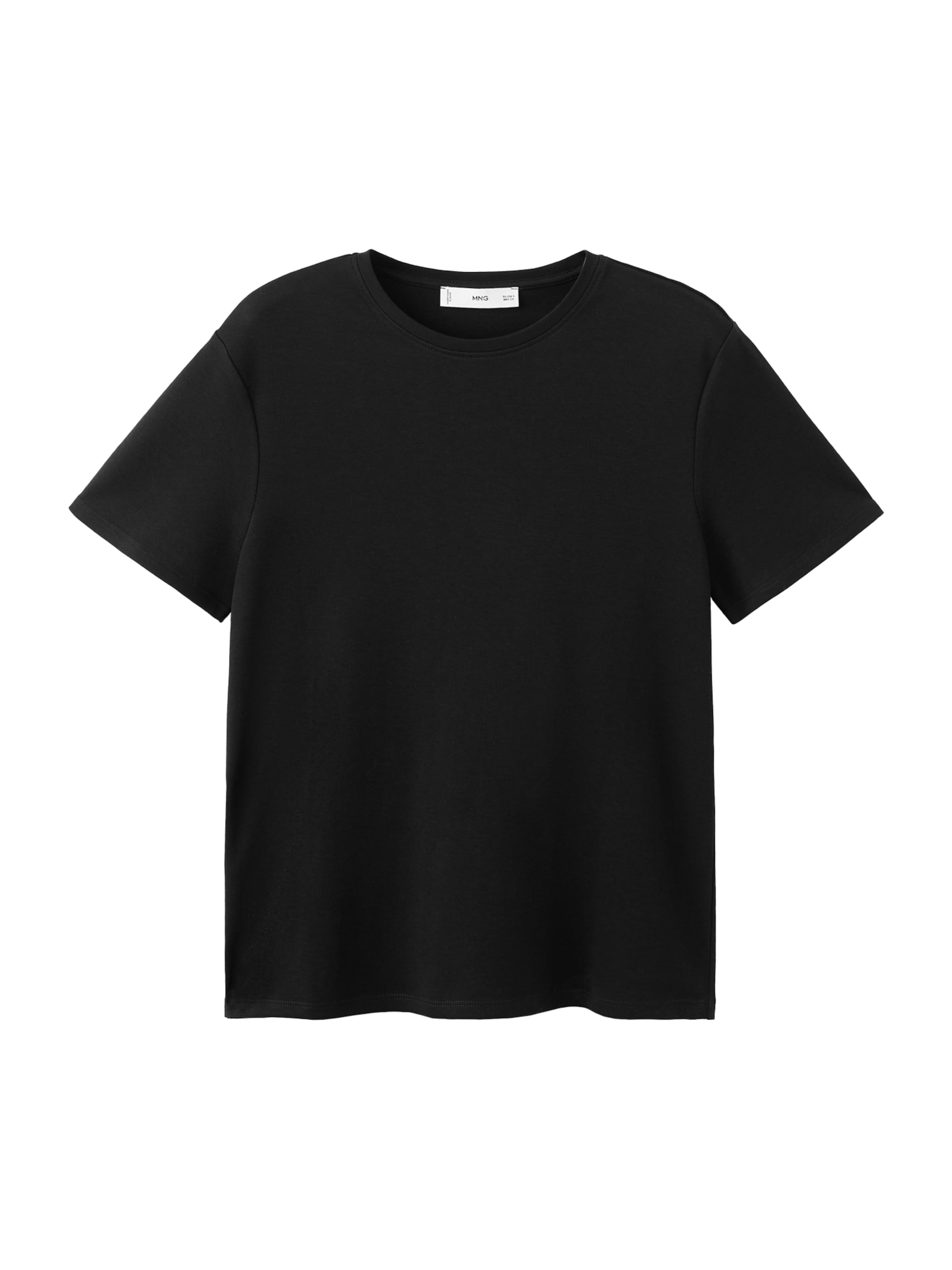 MANGO Shirt 'RITI' in Zwart: voorkant