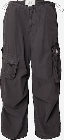 BDG Urban Outfitters - Loosefit Pantalón cargo en negro: frente