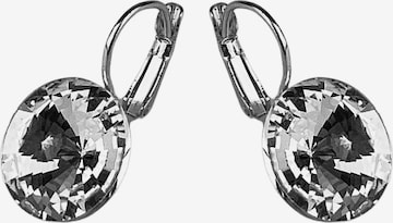 COLLEZIONE ALESSANDRO Earrings 'München' in Transparent: front