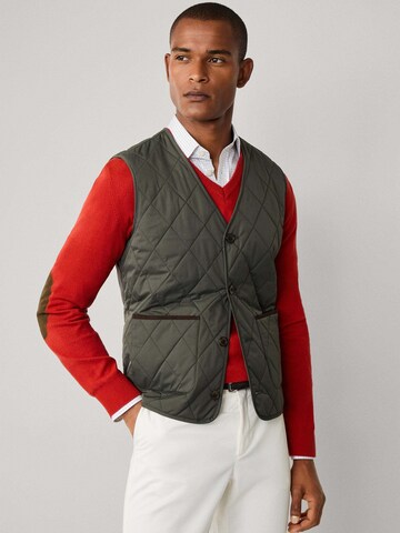 Hackett London Weste 'Paddock' in Grün