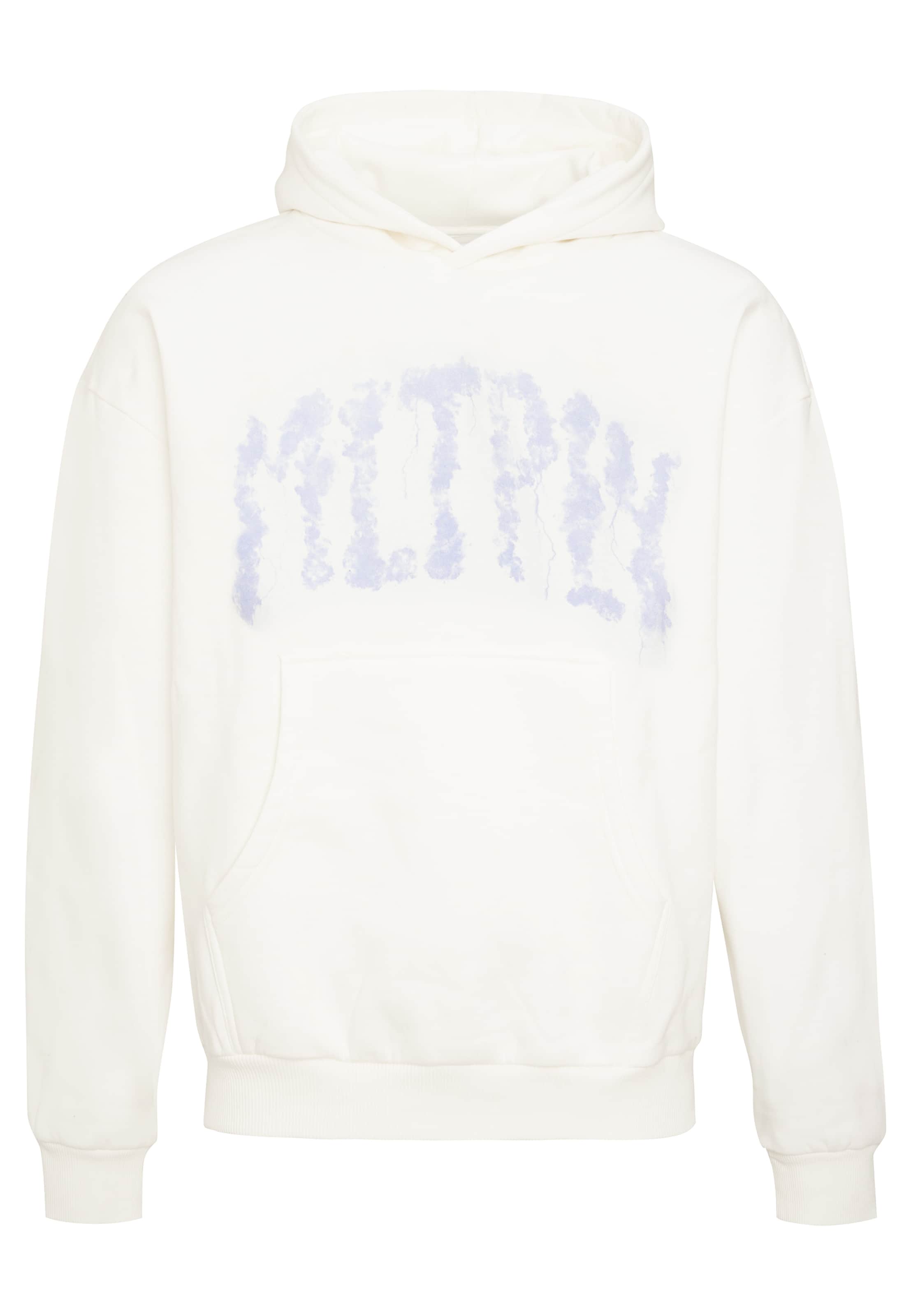 Multiply Apparel Sweatshirt in Weiß: Vorderseite