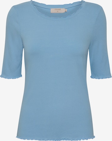 Cream Shirt 'Ribba' in Blauw: voorkant