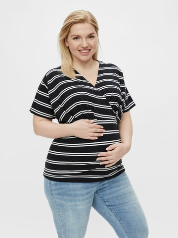 Mamalicious Curve T-Shirt 'Sia' in Schwarz