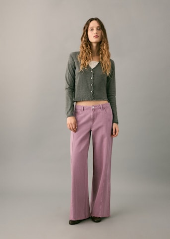 MANGO TEEN Wide Leg Jeans 'Kley' in Pink