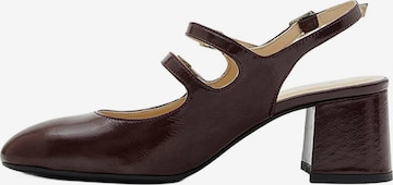 Desa Slingpumps 'Schuhe mit Blockabsatz' in Rood: voorkant