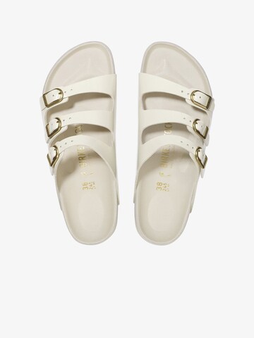 BIRKENSTOCK Pantolette 'Florida' in Beige