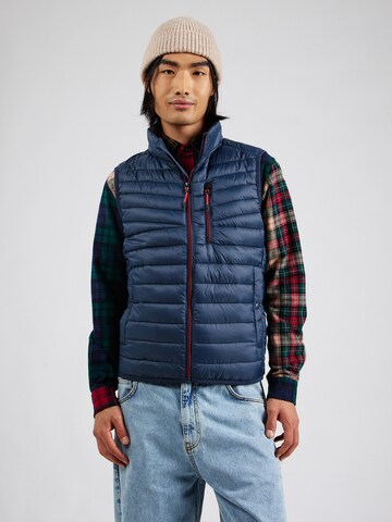 s.Oliver Bodywarmer in Blauw: voorkant
