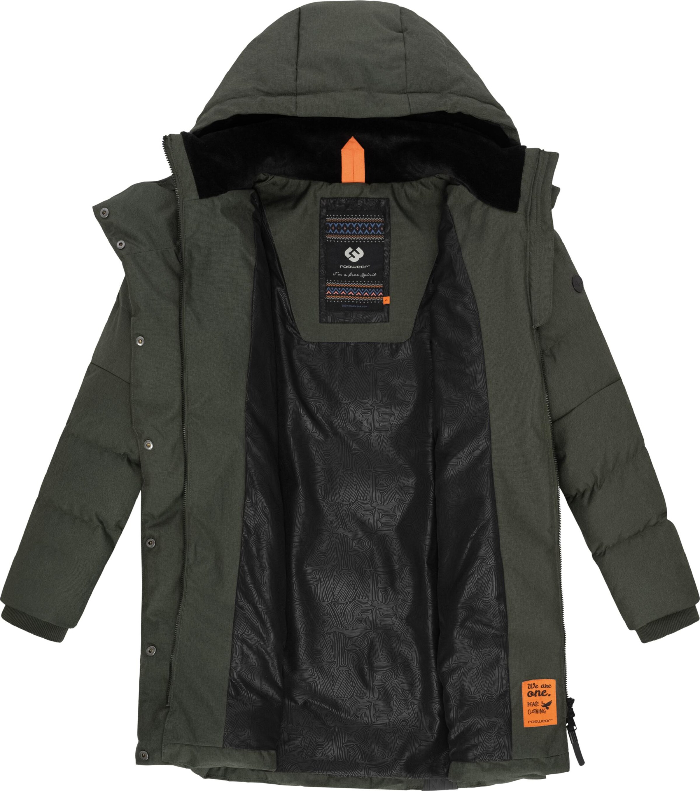 Ragwear Wintermantel 'Pavla' in Groen