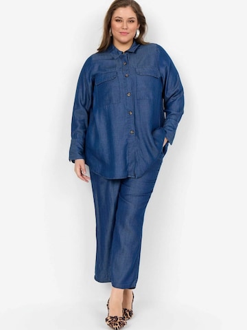 Wasabi Concept Bluse 'Flora' in Blau