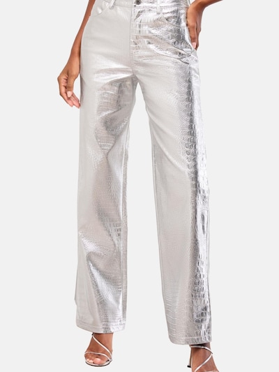 Lipsy Trousers with creases in Silver, Item view