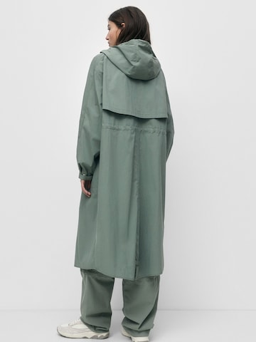 Pull&Bear Between-Seasons Coat in Green