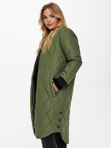 ONLY Carmakoma Between-Season Jacket 'Carrot' in Green