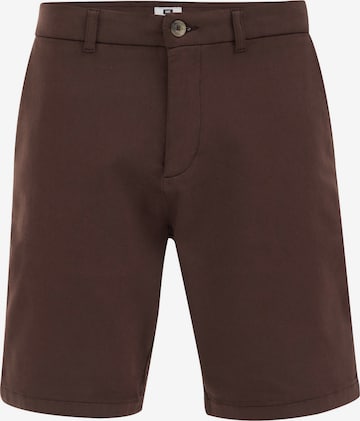 ruda WE Fashion Prigludęs „Chino“ stiliaus kelnės: priekis