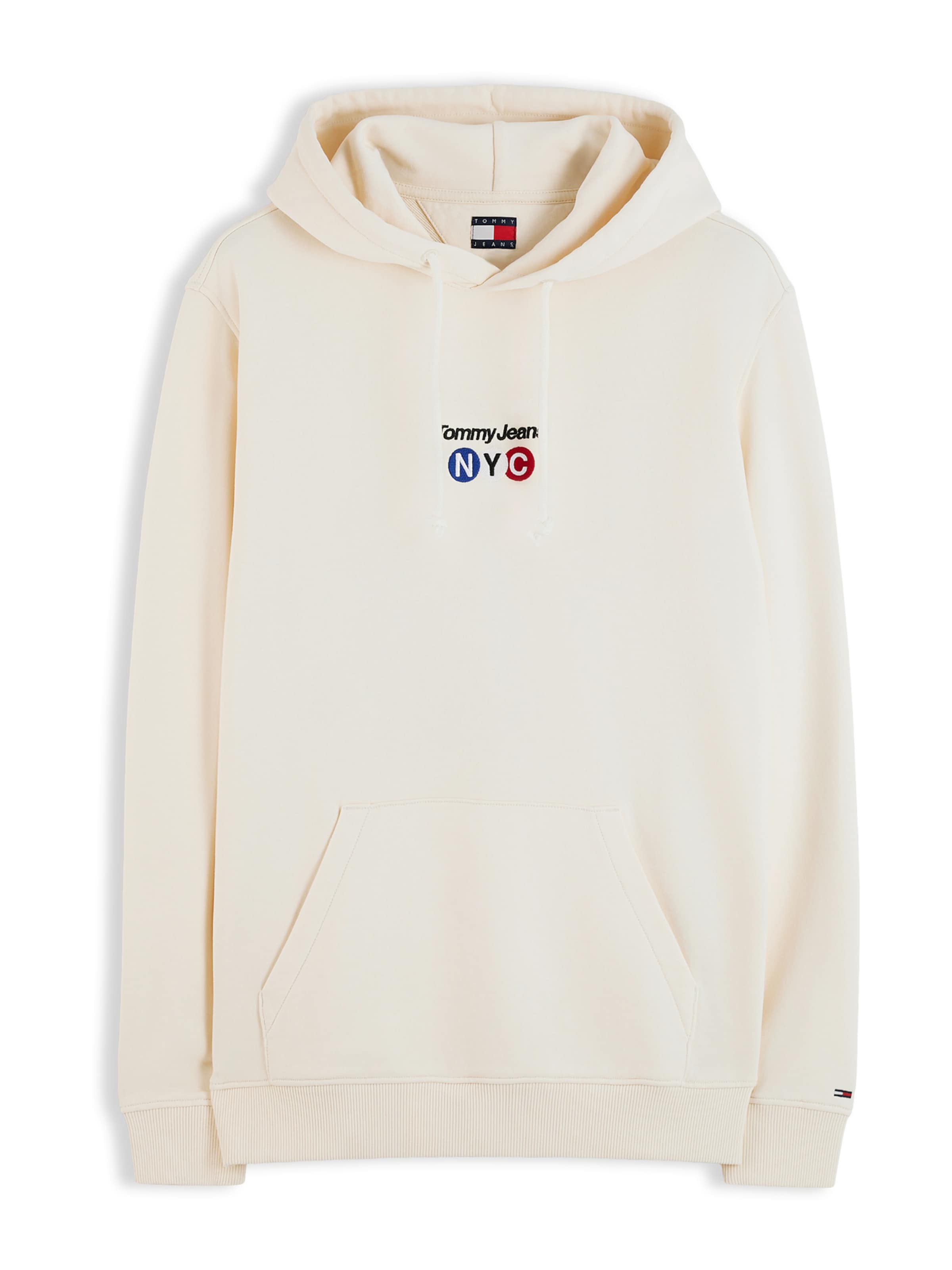 Tommy Jeans Sweatshirt 'NYC' in Beige: voorkant