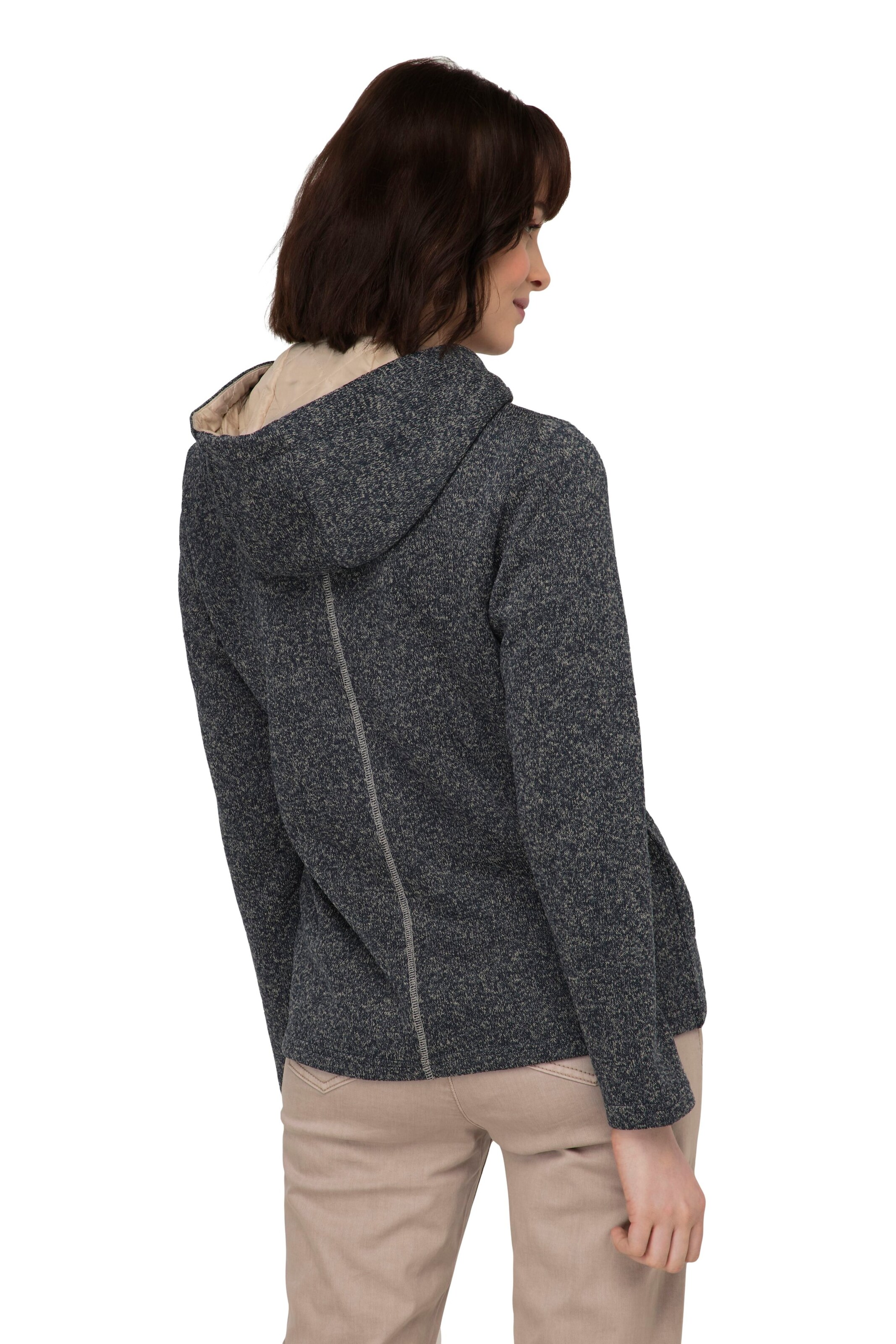 LAURASØN Sweatjacke in Grau