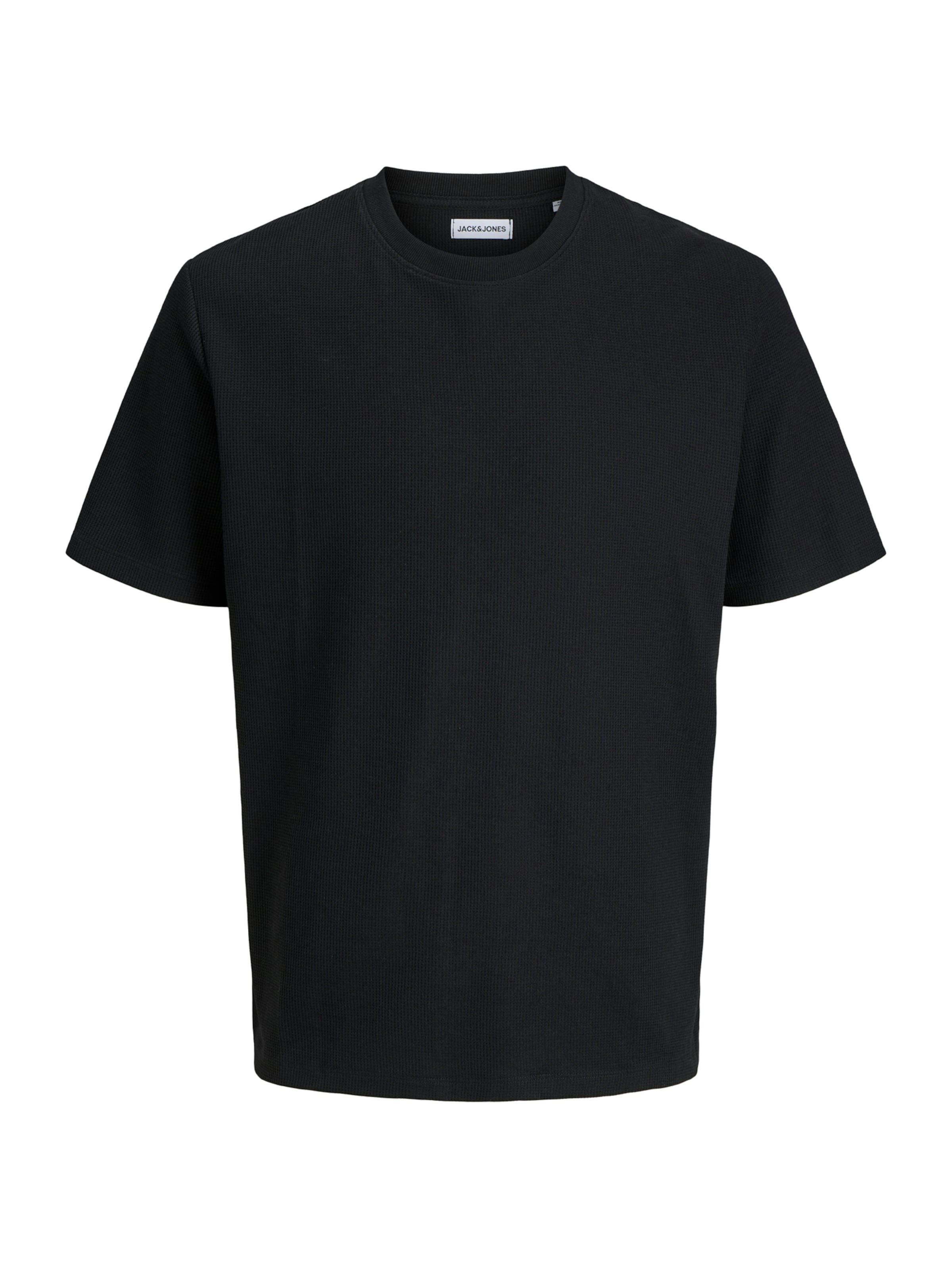 Jack & Jones Plus Shirt 'JJEAUSTIN' in Black: front