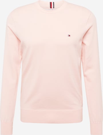 TOMMY HILFIGER Trui '1985 Collection' in Roze: voorkant