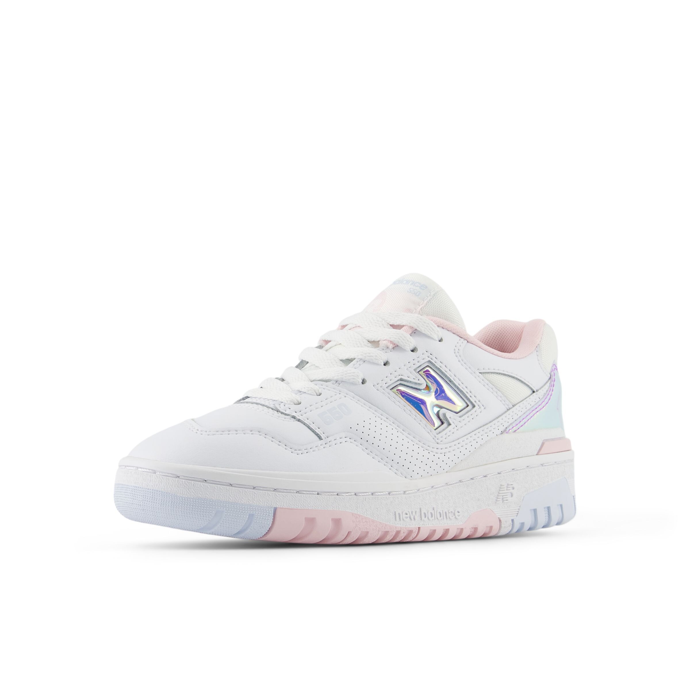 Baskets '550' new balance en blanc : devant
