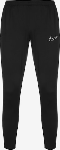 Skinny Pantaloni sportivi 'Academy 23' di NIKE in nero: frontale