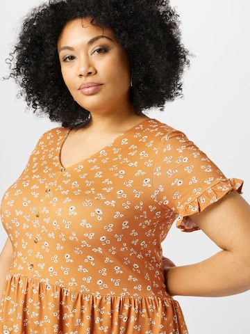 ABOUT YOU Curvy - Camiseta 'Glenn' en naranja