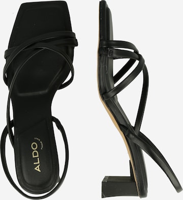 ALDO Sandali s paščki 'MINIMA' | črna barva