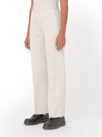 DICKIES Regular Broek in Wit