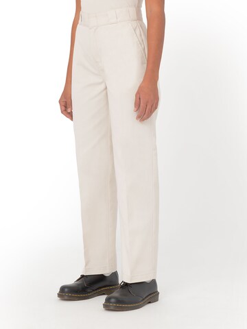 Regular Pantalon DICKIES en blanc
