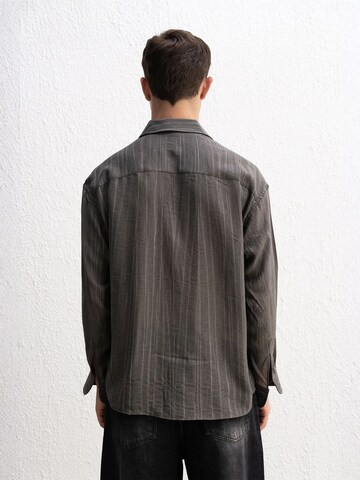 Giesto - Comfort Fit Camisa em cinzento