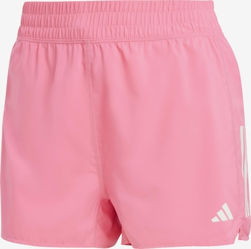 ADIDAS PERFORMANCE Workout Pants 'Own the Run' in Pink: front
