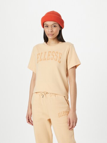 ELLESSE Shirt 'Tressa' in Brown: front
