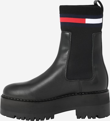 Tommy Jeans Chelsea boots in Zwart