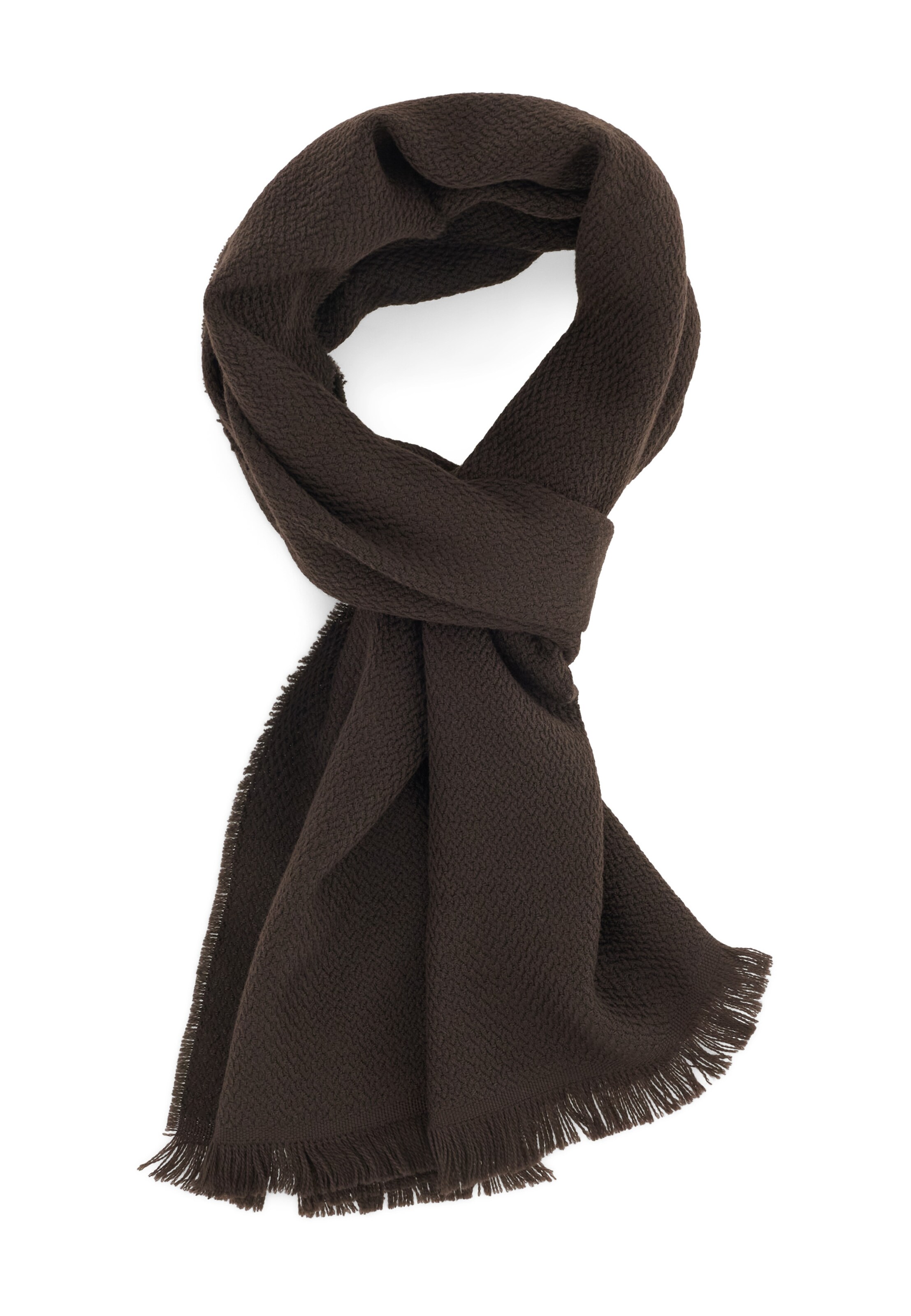 Boggi Milano Scarf in One Size in Dark brown, Item view