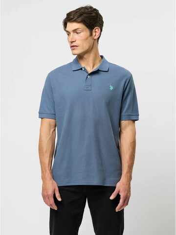 U.S. POLO ASSN. Overhemd 'Alfred' in Blauw: voorkant