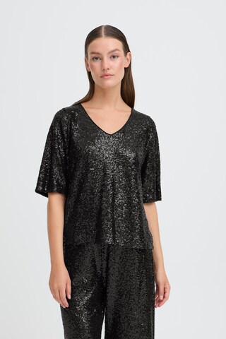 ICHI Blouse 'IHFauca' in Black: front