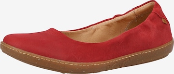 EL NATURALISTA Ballet Flats in Red: front