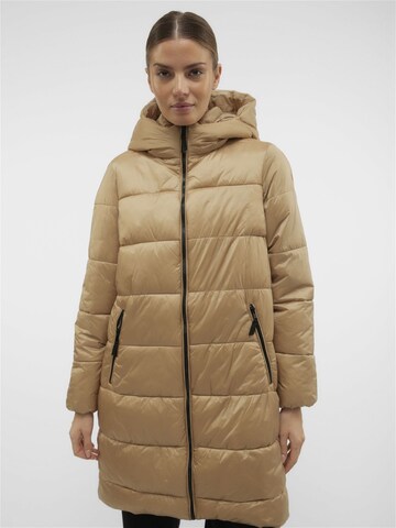 VERO MODA Wintermantel in Beige: voorkant