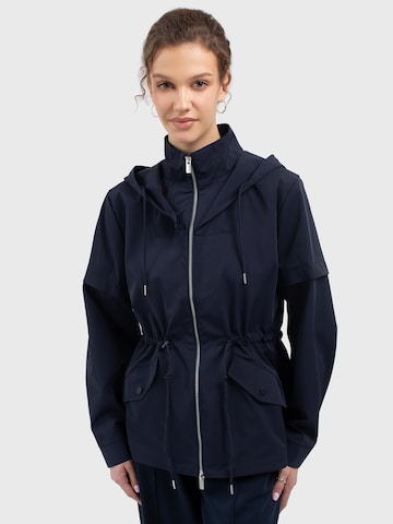 BIG STAR Between-Seasons Parka 'NAFULA' in Blue: front