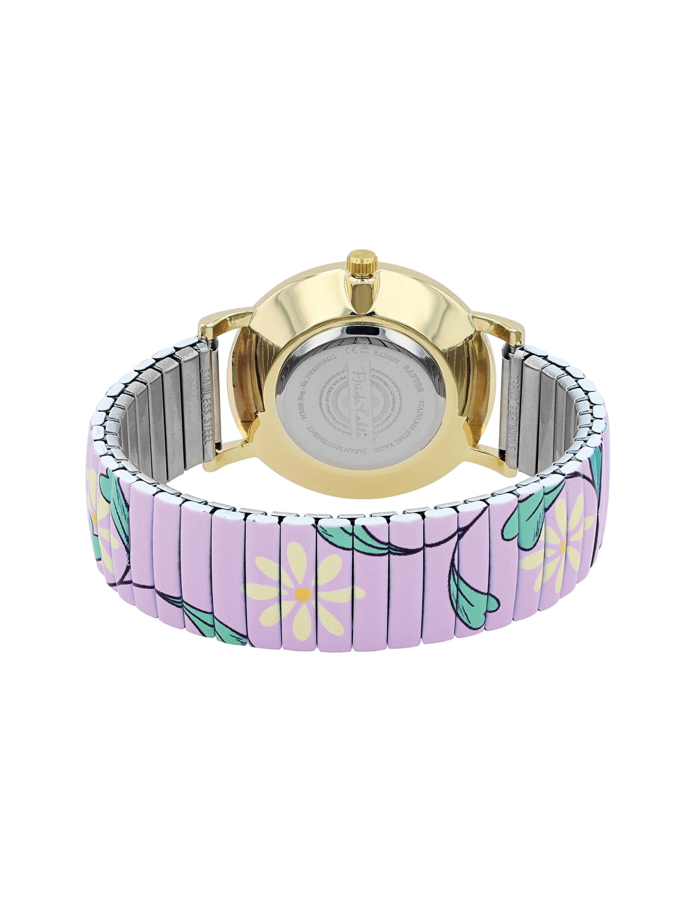 Raptor Analog Watch 'Frida Kahlo Edition, Mineralglas' in Purple