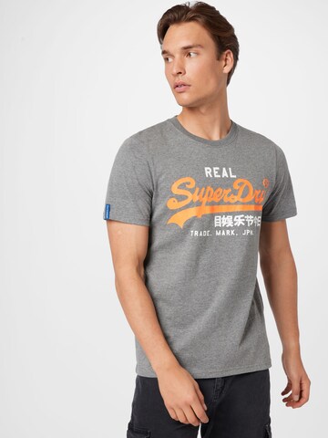 Superdry Shirt 'American Classic' in Grey: front