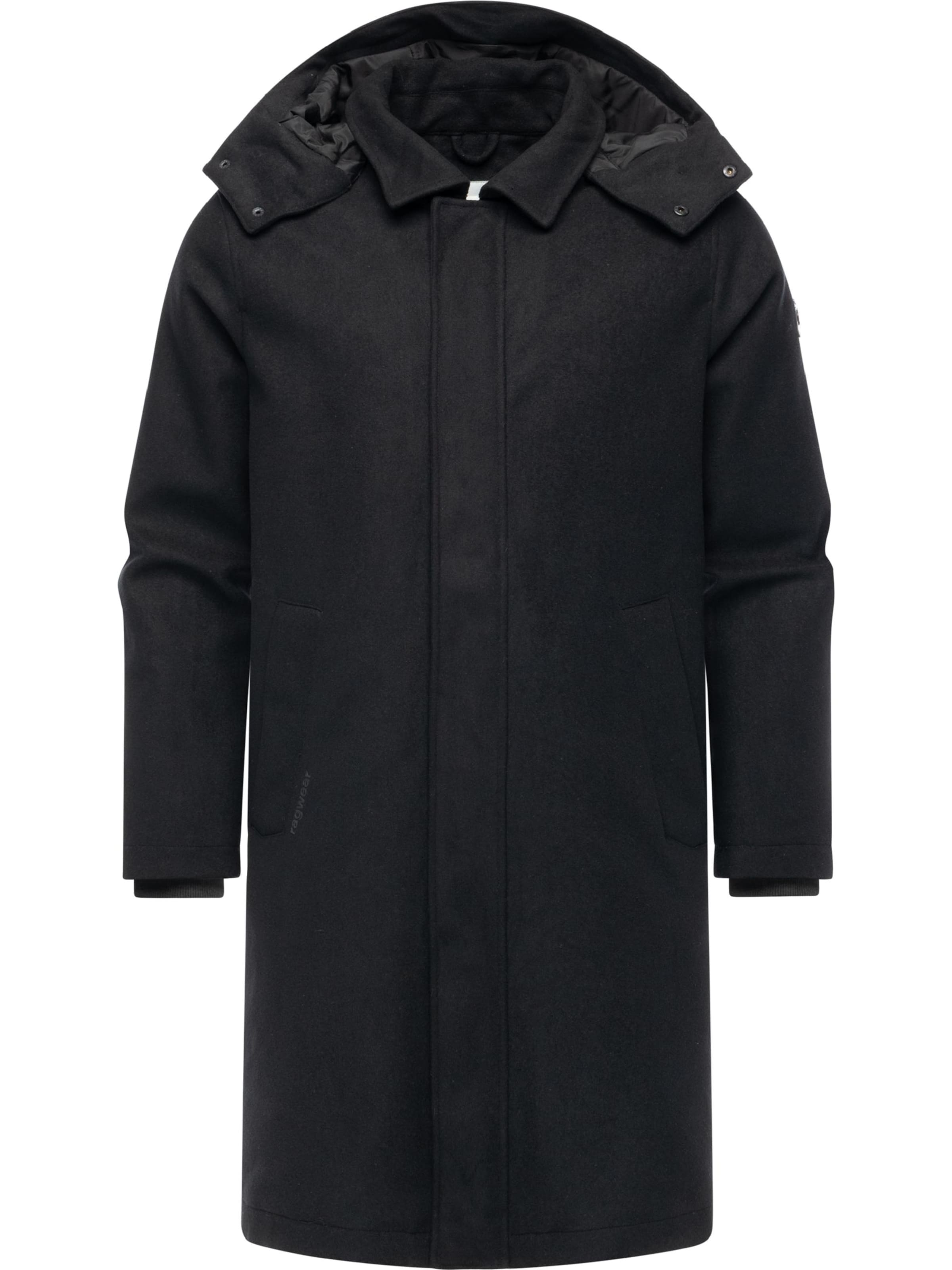 Cappotto invernale 'Isaq' di Ragwear in nero: frontale