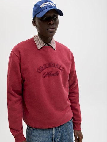 Sweat-shirt JACK & JONES en rouge