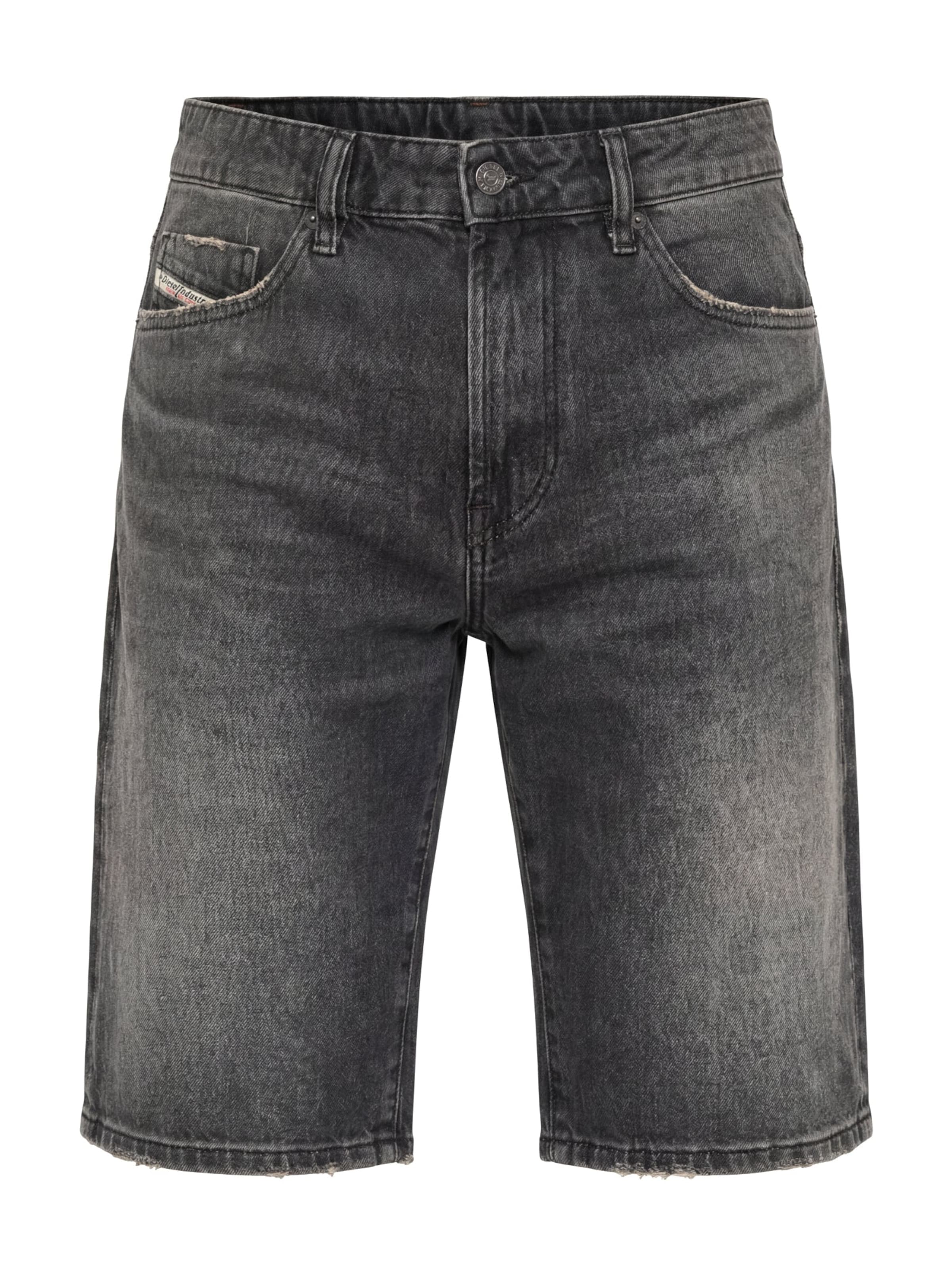 DIESEL Slim fit Jeans 'SLIM-SHORT' in Grey: front