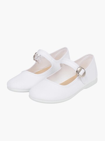 Ballerines Pisamonas en blanc